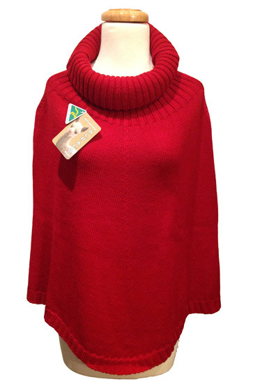 Roll Neck Poncho - 1