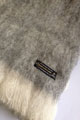 Alpaca Brushed Natural Knee Rug – Grey Merle - 1